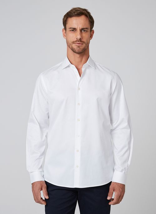 Camisa Slim Twill Fio 100 Dudalina Masculino