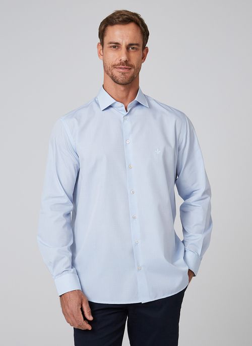 Camisa Comfort Maquinetada Dudalina Masculino