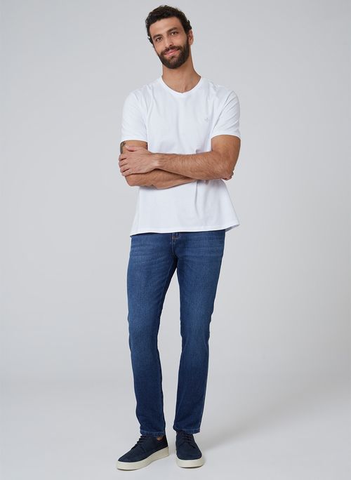 Calça Jeans Slim Moletom Dudalina Masculina