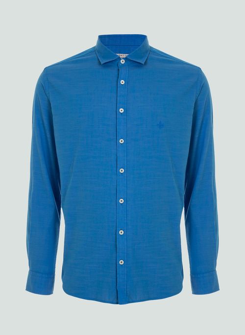 Camisa Slim Liso Dudalina Masculina