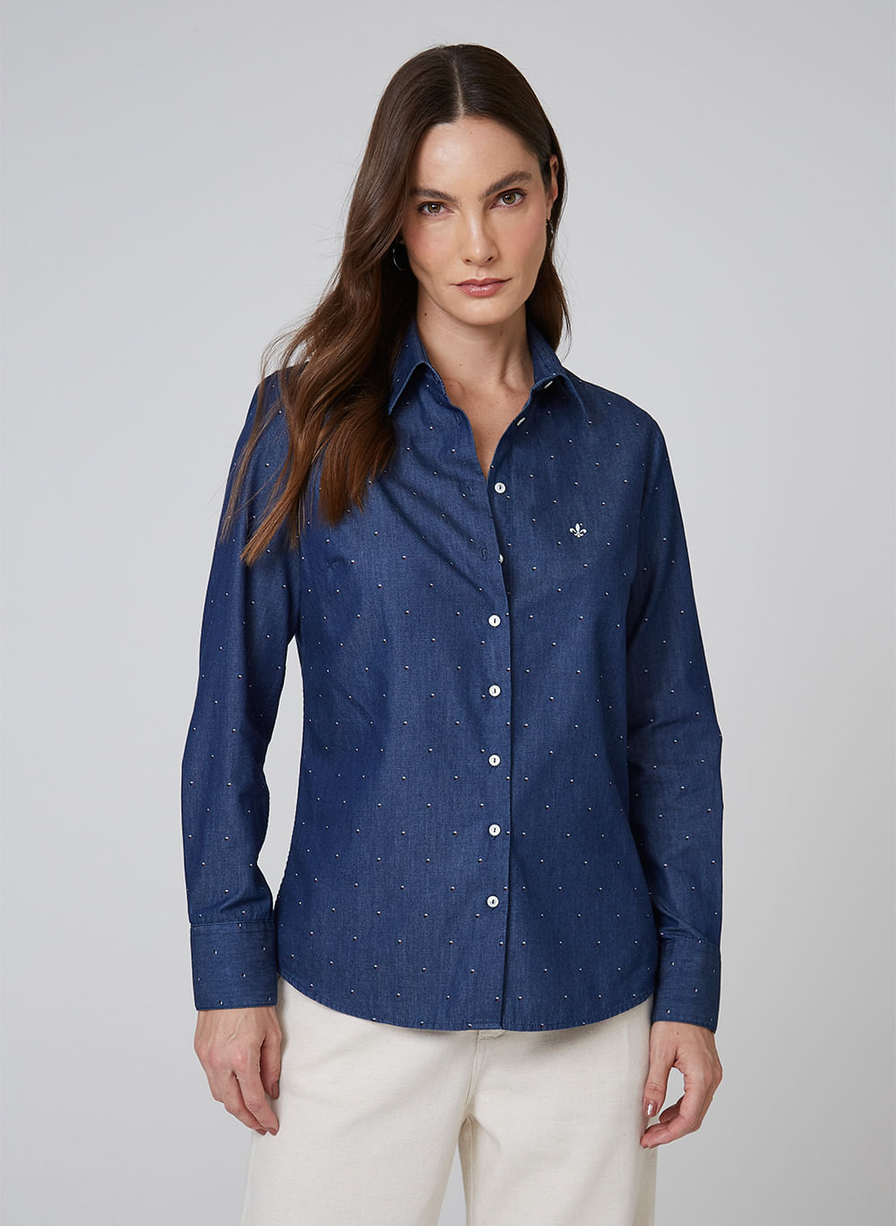 Camisa dudalina shops jeans