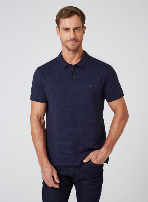 Polo Jersey Relevo Dudalina Masculina