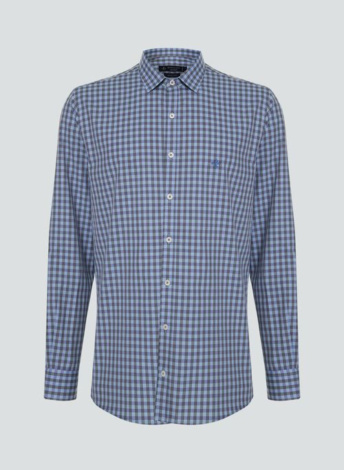 Camisa Comfort Xadrez Dudalina Masculina