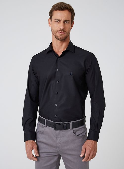 Camisa Slim Tricoline Dudalina Masculina