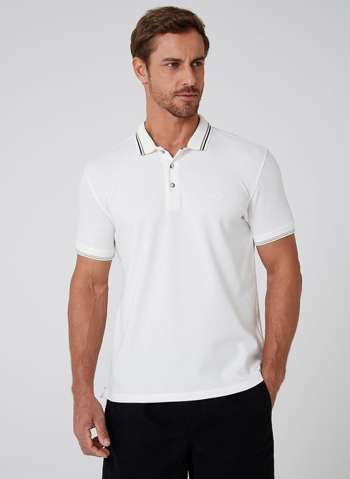 Polo Textura Frisos Dudalina Masculino