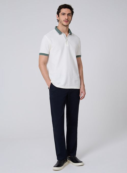 Polo Canelado Contraste Dudalina Masculina