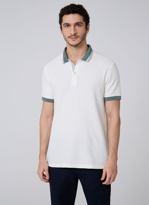 Polo Canelado Contraste Dudalina Masculina