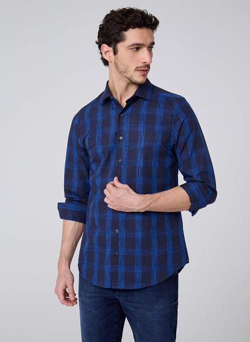 Camisa Milano Space Dye Dudalina Masculina