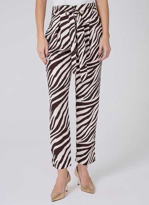 Calça Clochard Zebra Dudalina Feminina