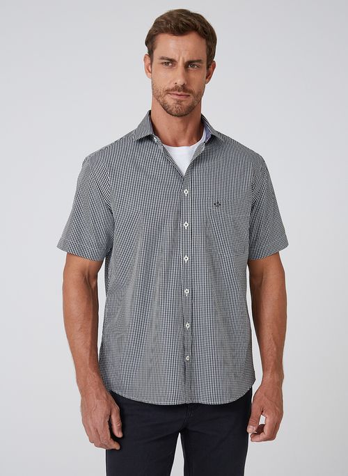 Camisa Comfort Vichy Dudalina Masculina