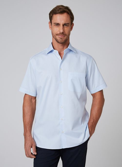 Camisa Comfort Maquinetada Dudalina Masculino