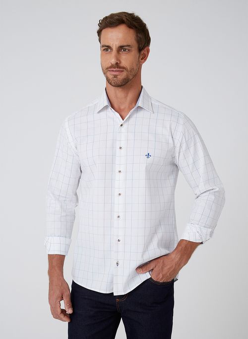 Camisa Slim Xadrez Dudalina Masculino