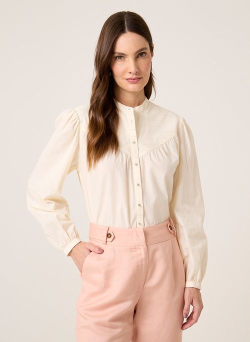 Camisa Lurex Dudalina Feminina