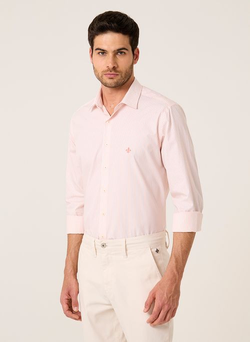 Camisa Slim Listrada Dudalina Masculina