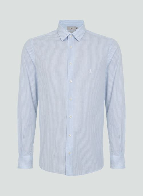 Camisa Slim Fio Tinto Xadrez Dudalina Masculina