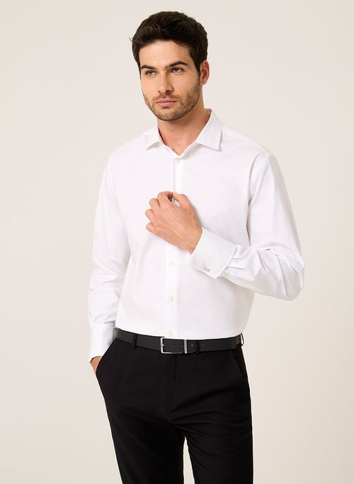 Camisa Slim Abotoadura Dudalina Masculina