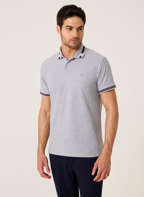 Polo Favo Melange Dudalina Masculino