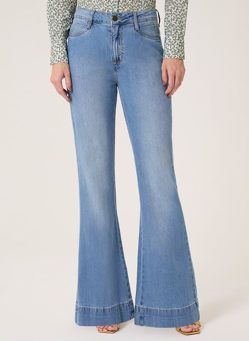 Calça Jeans Flare Liocel Dudalina Feminina