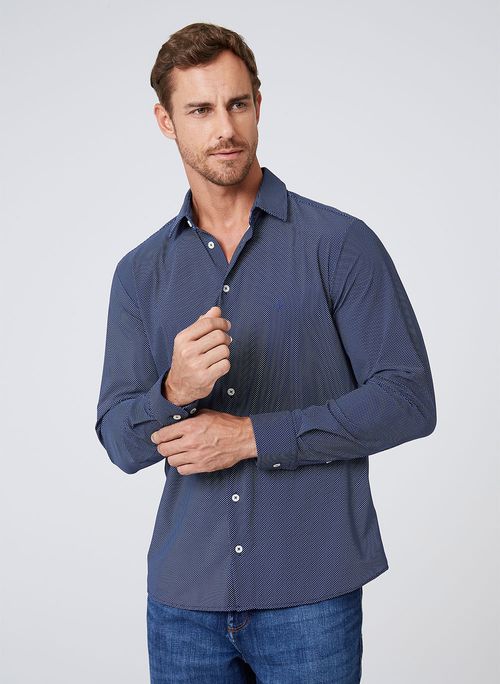 Camisa Slim Performance Dudalina Masculina