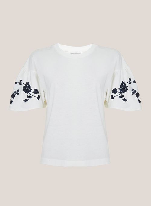 Blusa Manga Bordado Dudalina Feminina