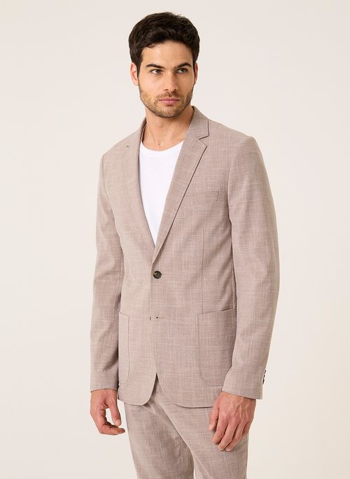 Blazer Alfaiataria Leve Textura Dudalina Masculino