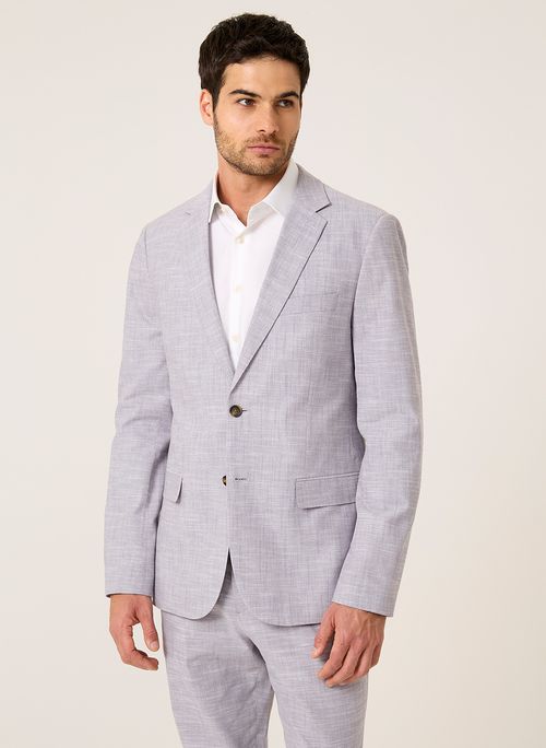 Blazer Linho Cinza Dudalina Masculino