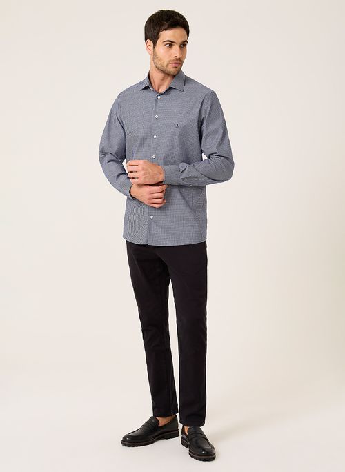 Camisa Slim Maquinetada Dudalina Masculina