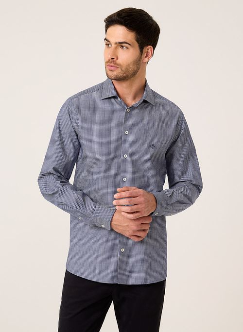 Camisa Slim Maquinetada Dudalina Masculina