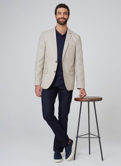 Blazer Puro Linho Slim Dudalina Masculino