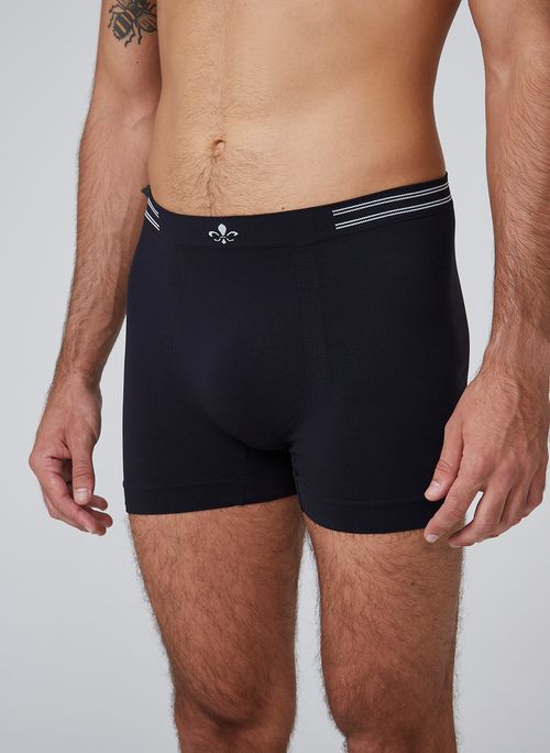 Cueca Boxer Logo Listrada Dudalina Masculina