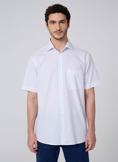 Camisa Comfort Listrada Dudalina Masculina