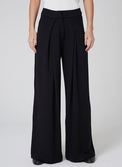 Calça Mirian De Pregas Dudalina Feminina