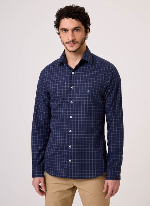 Camisa Milano Xadrez Dudalina Masculina