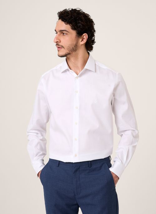 Camisa Slim Maquinetada Dudalina Masculina