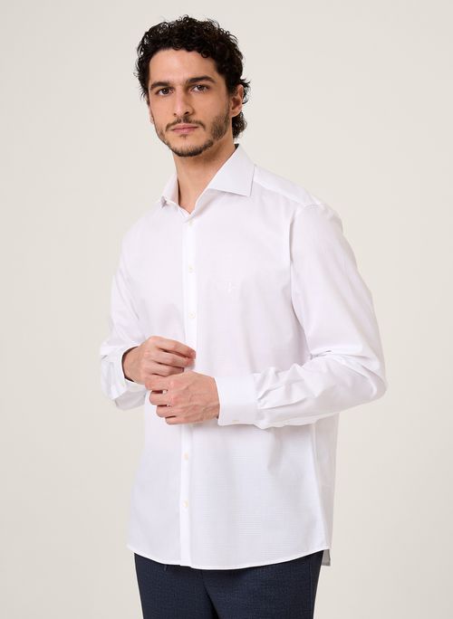 Camisa Slim Maquinetada Dudalina Masculina