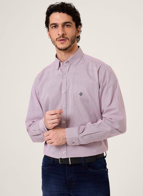 Camisa Comfort Xadrez Dudalina Masculina