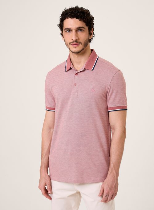 Polo Jacquard Textura Dudalina Masculina