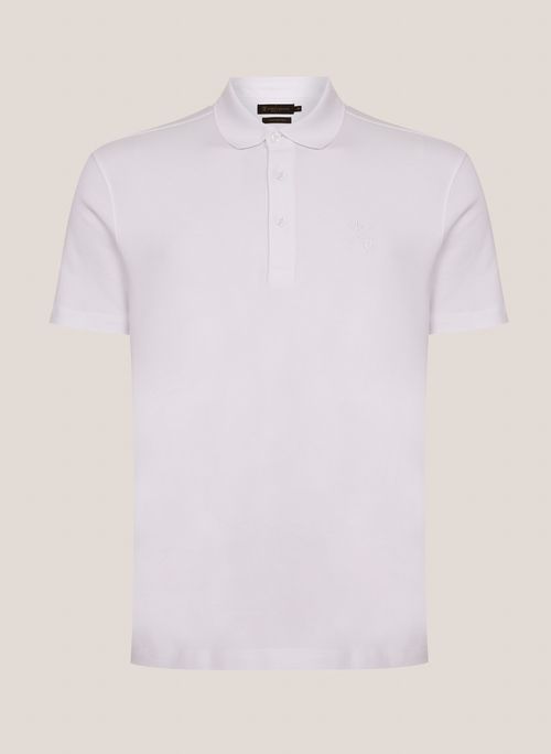 Polo Pima Slim Fit Collab Individual e Dudalina Masculina