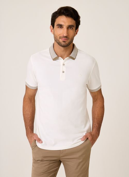 Polo Piquet Flex Gola Bin Dudalina Masculina