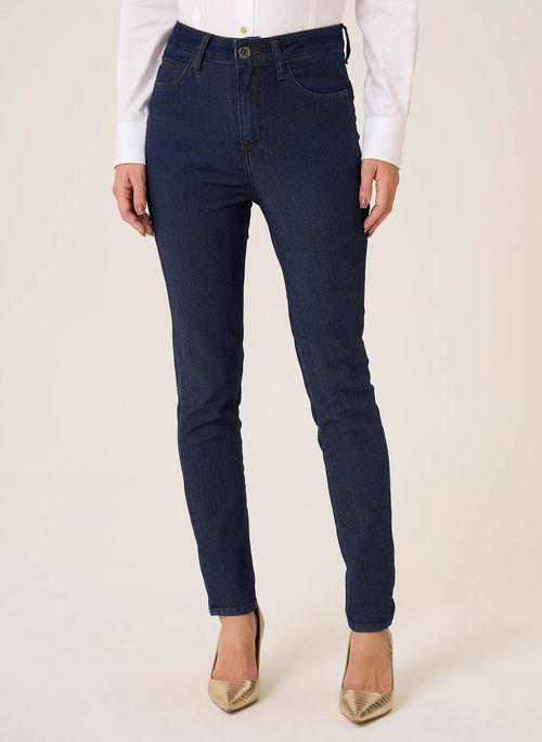 Calça Jeans Cigarrete Pespontada Dudalina Feminina