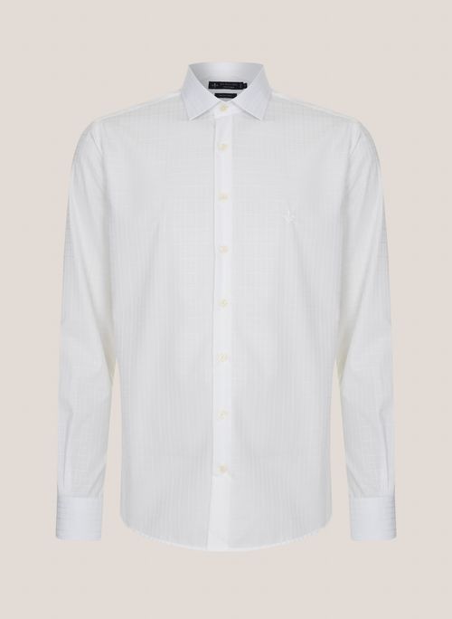 Camisa Slim Fit Maquinetada Dudalina Masculina