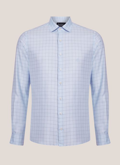 Camisa Slim Fit Maquinetada Dudalina Masculina