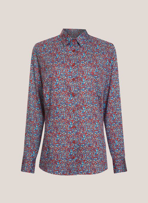 Camisa Slim Fit Estampada Dudalina Feminina