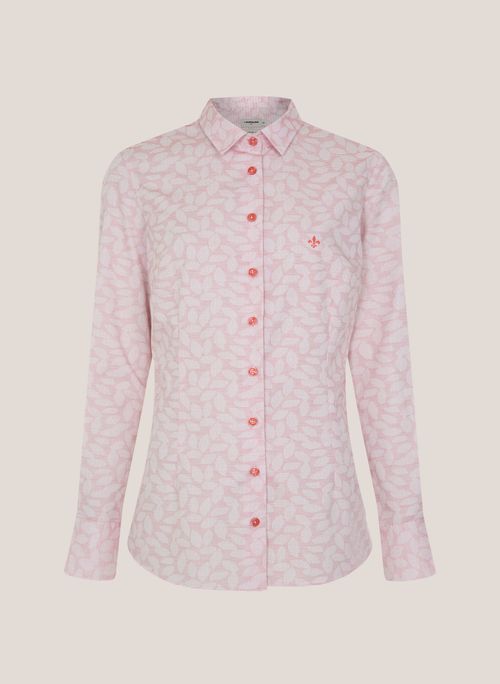 Camisa Slim Fit Jacquard Dudalina Feminina