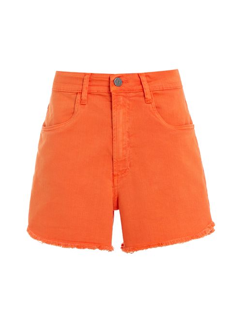 Shorts Relax Sarja Tinturado Dudalina Feminino