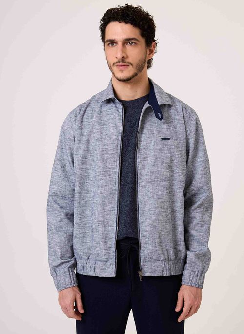 Jaqueta Bomber De Sarja Dudalina Masculina