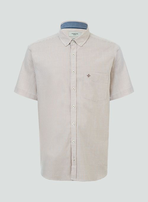 Camisa Comfort Fit Vichy Dudalina Masculina