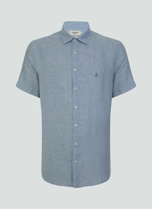 Camisa Comfort Linen Dudalina Masculina