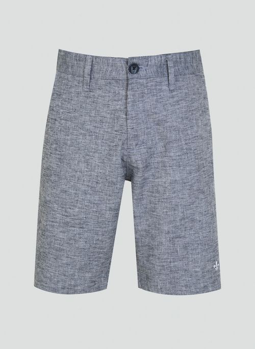 Bermuda Slim Sarja Textura Dudalina Masculina