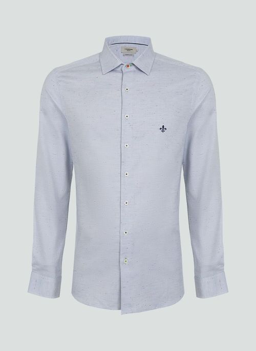 Camisa Milano Maquinetada Botone Dudalina Masculina